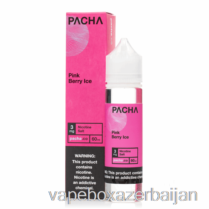 Vape Box Azerbaijan Pink Berry Ice - Pacha - 60mL 0mg